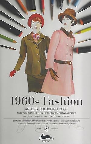 Seller image for 1960s Fashion: Artists' Colouring Book for sale by Warwick Books, member IOBA