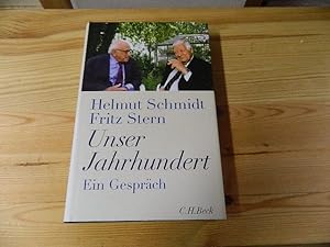 Seller image for Unser Jahrhundert : ein Gesprch. Helmut Schmidt ; Fritz Stern for sale by Versandantiquariat Schfer