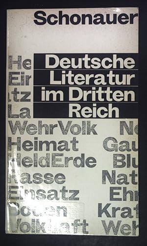 Seller image for Deutsche Literatur im Dritten Reich : Versuch e. Darstellung in polemischdidakt. Absicht. for sale by books4less (Versandantiquariat Petra Gros GmbH & Co. KG)