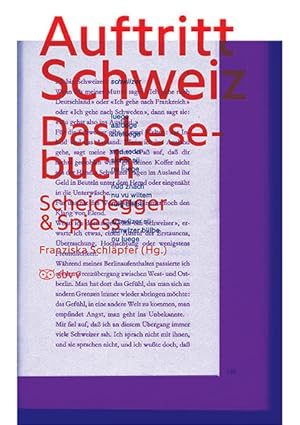 Bild des Verkufers fr Auftritt Schweiz: Das Lesebuch zum Verkauf von Versandantiquariat Felix Mcke