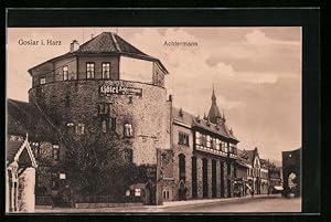 Bild des Verkufers fr Ansichtskarte Goslar i. Harz, Hotel Achtermann, Bes. G. Pieper zum Verkauf von Bartko-Reher