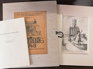 Bild des Verkufers fr Wrzburg 1948. In (12) Bildern von Josef Scheuplein. Text von Rudolf Edwin Kuhn zum Verkauf von Klaus Schneborn