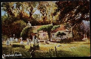 Bonchurch Church Isle Of Wight Postcard Publisher S. Hildesheimer
