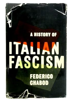 Bild des Verkufers fr A History of Italian Fascism zum Verkauf von World of Rare Books