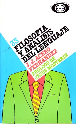 Imagen del vendedor de FILOSOFIA Y ANALISIS DEL LENGUAJE a la venta por Librera Raimundo