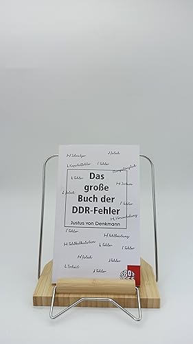 Seller image for Das grosse Buch der DDR-Fehler for sale by Armoni Mediathek
