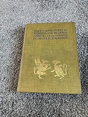 Bild des Verkufers fr ALICE'S ADVENTURES IN WONDERLAND BY LEWIS CARROLL ILLUSTRATED BY ARTHUR RACKHAM: UK FIRST EDITION HARDCOVER zum Verkauf von Books for Collectors