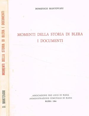 Bild des Verkufers fr Momenti della storia di Blera. I documenti zum Verkauf von Biblioteca di Babele
