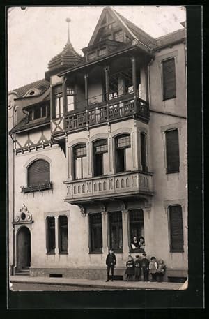 Foto-Ansichtskarte Hohenlimburg, Jugendstil-Villa, Strasse Drostenhof 5, 1912