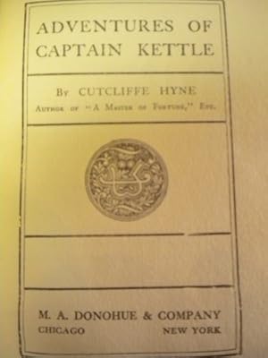 Immagine del venditore per Adventures of Captain Kettle venduto da Redux Books