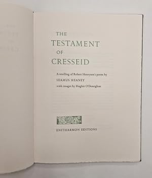 Seller image for The Testament of Cresseid for sale by Kennys Bookshop and Art Galleries Ltd.