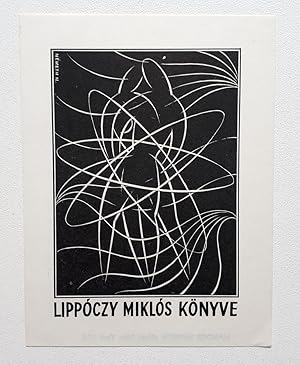 Exlibris Ex libris Buchzeichen - Künstler: Nándor Németh - Eigner: Miklós Lippóczy - um 1960