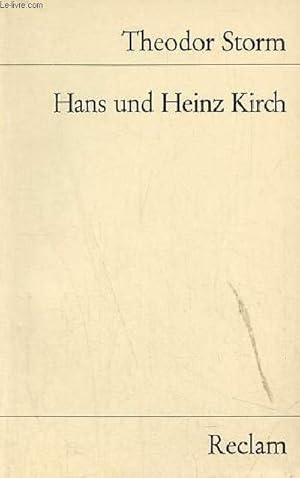 Bild des Verkufers fr Hans und Heinz Kirch - novelle - Universal-Bibliothek nr.6035. zum Verkauf von Le-Livre