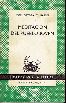 Imagen del vendedor de Meditación del pueblo joven a la venta por LIBRERÍA LAS HOJAS