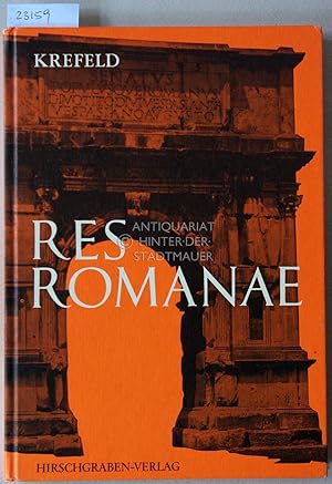 Res romanae. Ein Begleitbuch für die lateinische Lektüre. Unter Mitwirkung v. Georg Gartmann, .