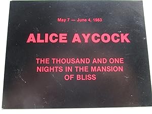 Seller image for Alice Aycock The Thousand and One Nights in the Mansion of Bliss Protech McNeil 1983 Exhibition invite postcard for sale by ANARTIST