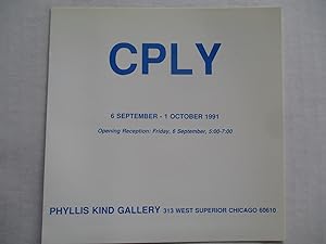 Imagen del vendedor de William Copley / CPLY Phyllis Kind Gallery 1991 Exhibition invite postcard a la venta por ANARTIST