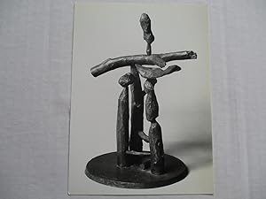 Bild des Verkufers fr A.R. Penck Sculptures Galerie Leloing Paris 1988 Exhibition invite postcard zum Verkauf von ANARTIST