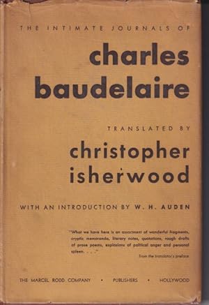 Imagen del vendedor de The Intimate Journals of Charles Baudelaire a la venta por Studio Books