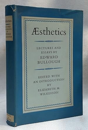 Image du vendeur pour Aesthetics Lectures and Essays by Edward Bullough mis en vente par Book House in Dinkytown, IOBA