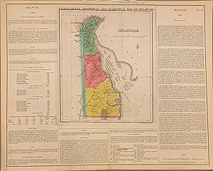 Geographical, Historical and Statistical Map of Delaware