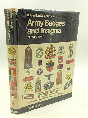 Immagine del venditore per ARMY BADGES AND INSIGNIA OF WORLD WAR 2: U.S., Great Britain, Poland, Belgium, Italy, U.S.S.R., Germany venduto da Kubik Fine Books Ltd., ABAA