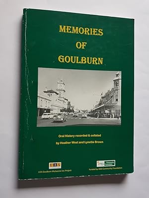 Seller image for Memories of Goulburn : An Oral History for sale by masted books