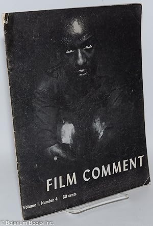 Seller image for Film Comment: vol. 1, #4 for sale by Bolerium Books Inc.