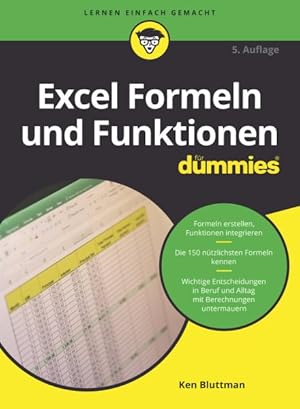 Imagen del vendedor de Excel Formeln Und Funktionen Fr Dummies 5e a la venta por GreatBookPrices