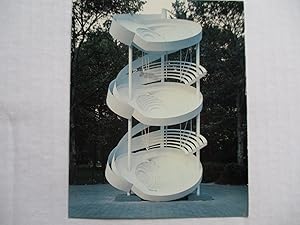 Seller image for Alice Aycock Three Fold Manifestation II Doris C Freedman Plaza Central Park 1987 Exhibition invite postcard for sale by ANARTIST