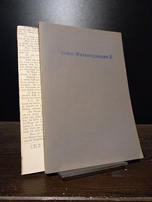 Bild des Verkufers fr Die messianischen Weissagungen des israelitisch-jdischen Volkes bis zu den Targumim historisch-kritisch untersucht und erlutert nebst Errterung der Alttestamentlichen Citate und Reminiszenzen im Neuen Testamente von Dr. phil. Eugen Hhn. Mit einem Vorwort von Professor D. Paul W. Schmiedel. 2 Teile in 1 Band. - Teil 1: Die messianischen Weissagungen des israelitisch-jdischen Volkes bis zu den Targumim historisch-kritisch untersucht und erlutert. - Teil 2: Die alttestamentlichen Citate [Zitate] und Reminiscenzen [Reminiszenzen] im Neuen Testamente. zum Verkauf von Antiquariat Kretzer