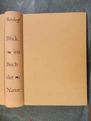 Bild des Verkufers fr Blick ins Buch der Natur zum Verkauf von Buchantiquariat Uwe Sticht, Einzelunter.