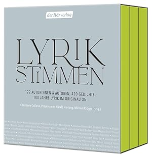Seller image for Lyrikstimmen: 122 Autorinnen & Autoren, 420 Gedichte, 100 Jahre Lyrik im Originalton for sale by artbook-service