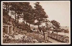 Felixstowe Suffolk Postcard Vintage View Of Mansion Gardens