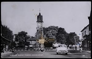 Newmarket Postcard 1966 Jubilee Clock Tower Real Photo