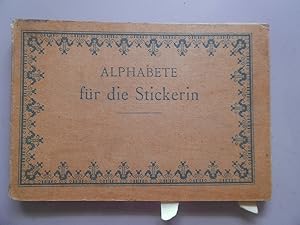 Alphabete für die Stickerin Buchstaben, Monogramme, Ziffern und Ornamente