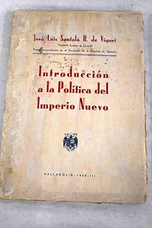 Imagen del vendedor de Introducción a la política del Imperio nuevo a la venta por Alcaná Libros