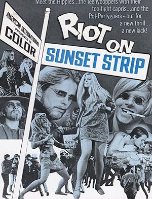 Riot On Sunset Strip Cult Exploitation Movie Film Poster Art Postcard