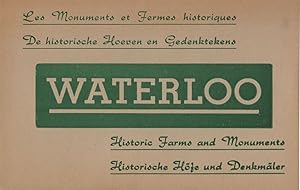 Waterloo Monuments 10x Rare Old Antique Postcard Book