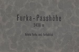 Furka Passhohe Switzerland Antique Hotel 10x RPC Postcard Book