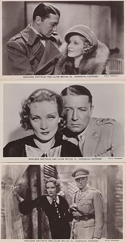 Marlene Dietrich Shanghai Express 3x Picturegoer Film Movie Postcard s