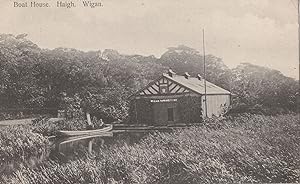 Wigan Rowing Club Boat House Antique Lancashire Postcard