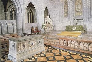 Tomb Of Edmund Tudor St Davids Cathedral Welsh Postcard