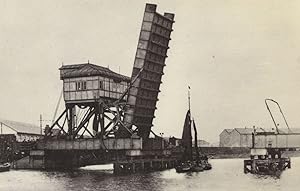 Bascule Bridge Barking Essex in 1920 Real Photo Postcard