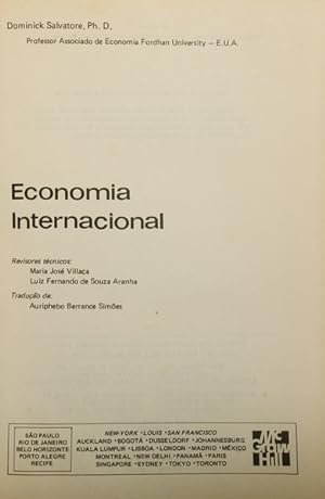 ECONOMIA INTERNACIONAL.