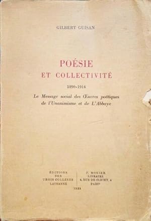 Seller image for POSIE ET COLLECTIVIT 1890-1914. for sale by Livraria Castro e Silva