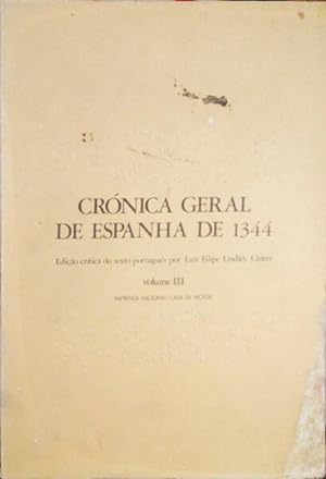 Seller image for CRNICA GERAL DE ESPANHA DE 1344, VOLUME III. [FAC-SMILE] for sale by Livraria Castro e Silva
