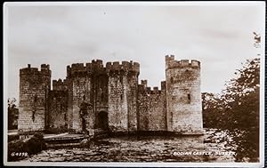 Bodiam Castle Sussex Postcard Vintage Sepia View Real Photo