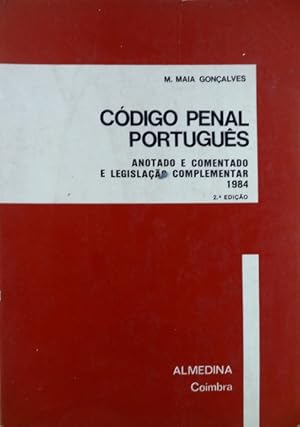 Seller image for CDIGO PENAL PORTUGUS. [2. EDIO] for sale by Livraria Castro e Silva