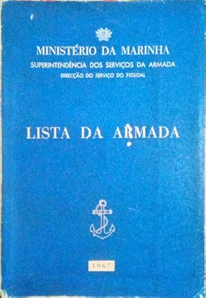 LISTA DA ARMADA REFERIDA A 31 DE DEZEMBRO DE 1967.